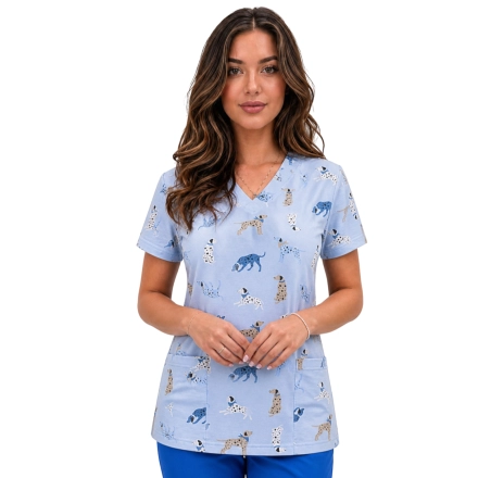 Bluza medyczna W18 elastyczna bawełna roz. M – bluza medyczna – bluza lekarska robocza